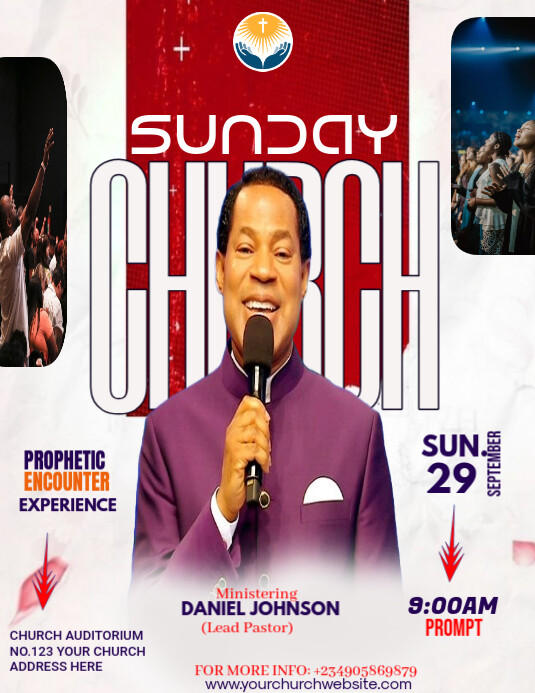 CHURCH FLYER Pamflet (VSA Brief) template