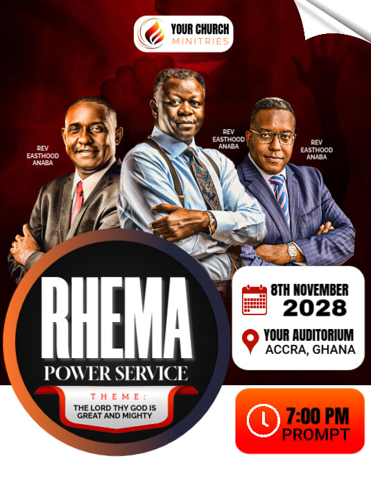 Church flyer PosterMyWall