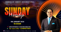 CHURCH FLYER Facebook Shared Image template