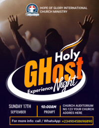 CHURCH FLYER template