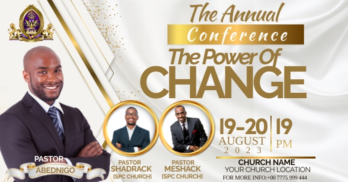CHURCH FLYER Isithombe Esabiwe ku-Facebook template
