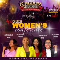 CHURCH FLYER Square (1:1) template