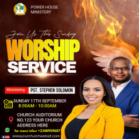 CHURCH FLYER Instagram Post template