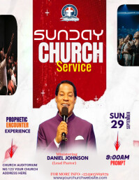CHURCH FLYER template