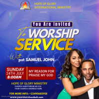 CHURCH FLYER Instagram Post template