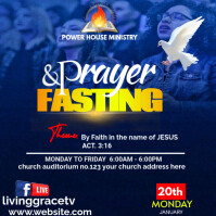 CHURCH FLYER Message Instagram template