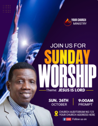 CHURCH FLYER template