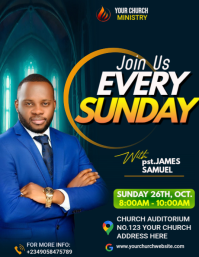 CHURCH FLYER template