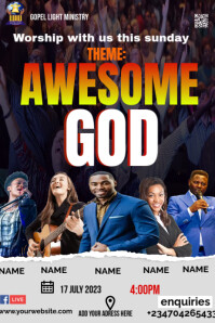 CHURCH FLYER Iphosta template