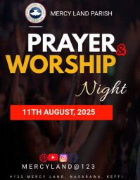 CHURCH FLYER template