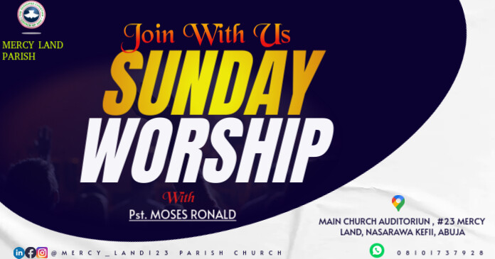 CHURCH FLYER Image partagée Facebook template