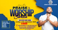 CHURCH FLYER Portada de evento de Facebook template