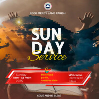 CHURCH FLYER Instagram Post template