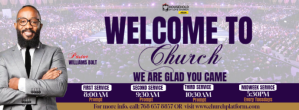 church flyer Facebook-coverfoto template