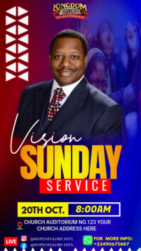 CHURCH FLYER Instagram 快拍 template
