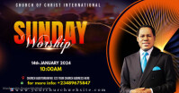 CHURCH FLYER Facebook Shared Image template