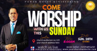 CHURCH FLYER Facebook Shared Image template