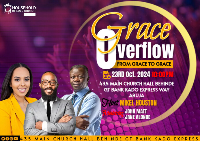 CHURCH FLYER A4 template