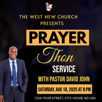 church flyer Post Instagram template