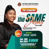 church flyer Message Instagram template
