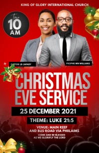CHURCH FLYER Mezza pagina Wide template