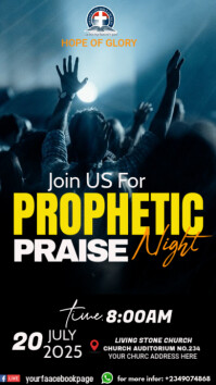 CHURCH FLYER Instagram Story template