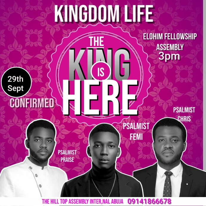 CHURCH FLYER Quadrado (1:1) template