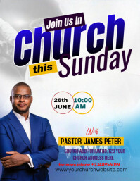 CHURCH FLYER template