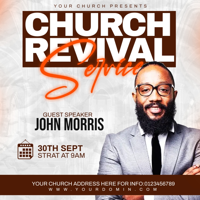 Church flyer Template PosterMyWall