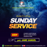 CHURCH FLYER Instagram Post template
