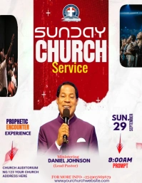 CHURCH FLYER template
