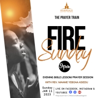church flyer Instagram na Post template