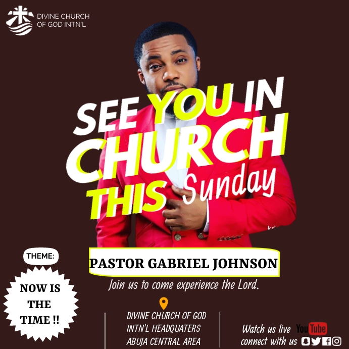 church flyer Template PosterMyWall