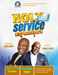 CHURCH FLYER template