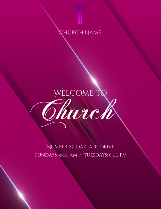 Church Flyer Pamflet (VSA Brief) template