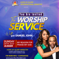 CHURCH FLYER Instagram Post template