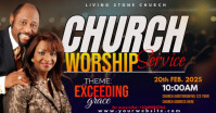 CHURCH FLYER Facebook Shared Image template