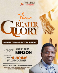 CHURCH FLYER Instagram Portrait template