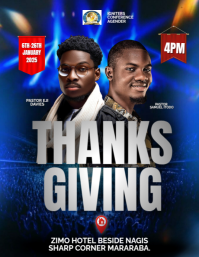 Church flyer Ulotka (US Letter) template