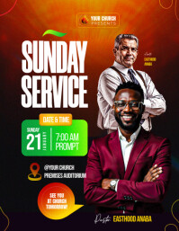 Church flyer template
