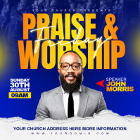 Church flyer Iphosti le-Instagram template