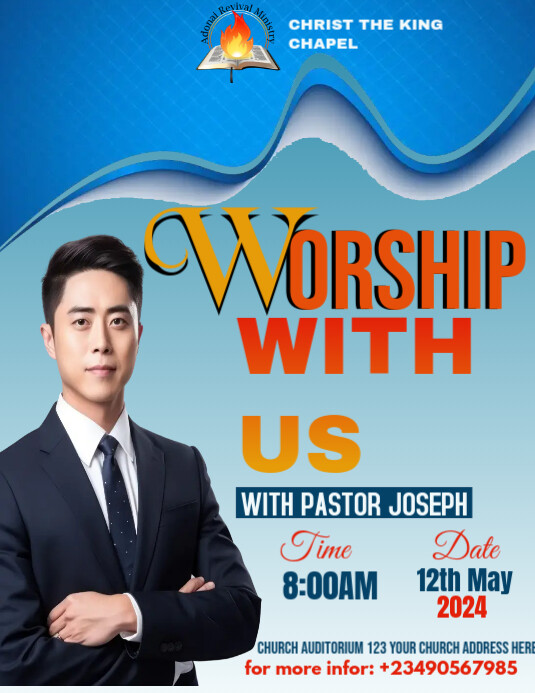 CHURCH FLYER Pamflet (VSA Brief) template