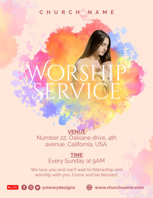 Church Flyer template
