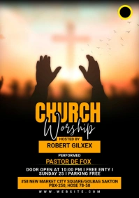 Church Flyer A2 template