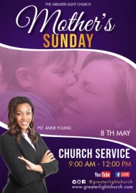 Church Flyer A3 template