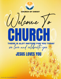 CHURCH FLYER template