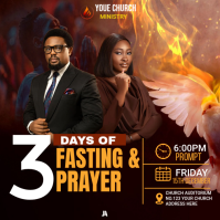 CHURCH FLYER Wpis na Instagrama template