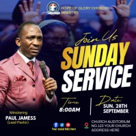CHURCH FLYER Instagram Post template