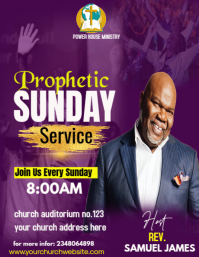 CHURCH FLYER template
