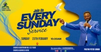 CHURCH FLYER Facebook Event Cover template